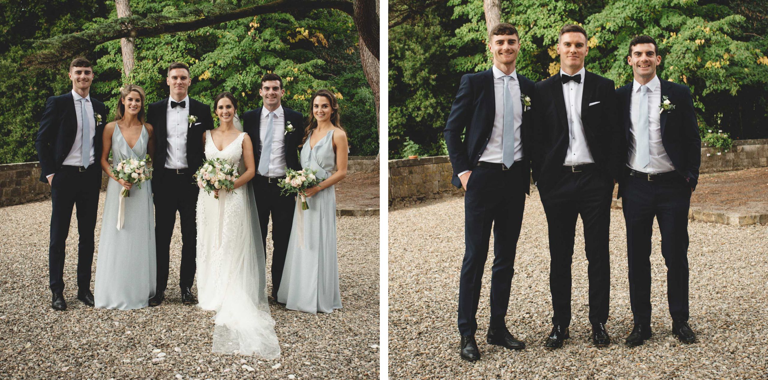 Bridesmaid and Groomsmaen at Castello Il Palagio 
