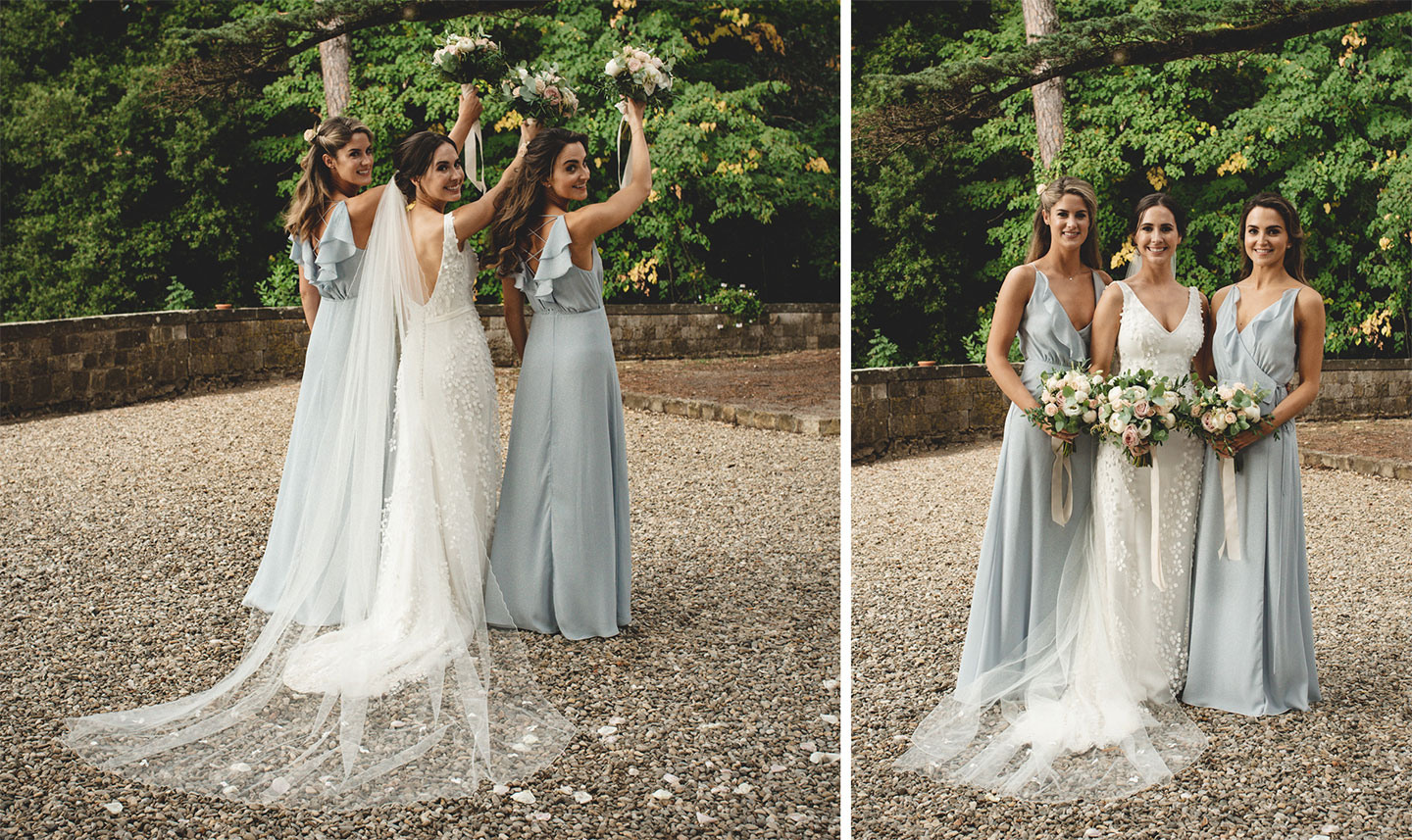 Bridesmaid at Castello Il Palagio