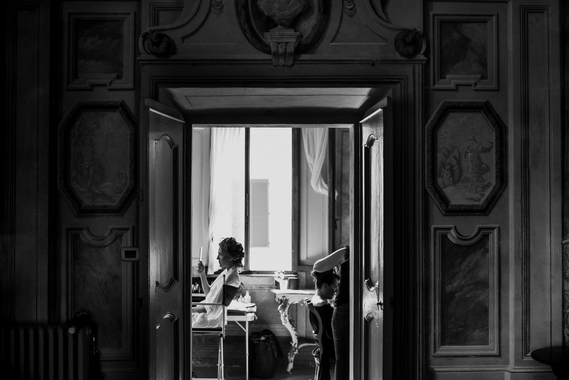 Getting Ready Wedding Photographer San Galgano